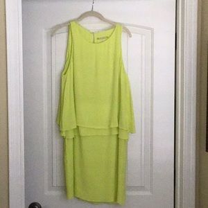 Gianni Bini Midi Dress - Yellow - L